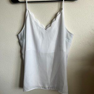 Express White Spaghetti Strap Blouse